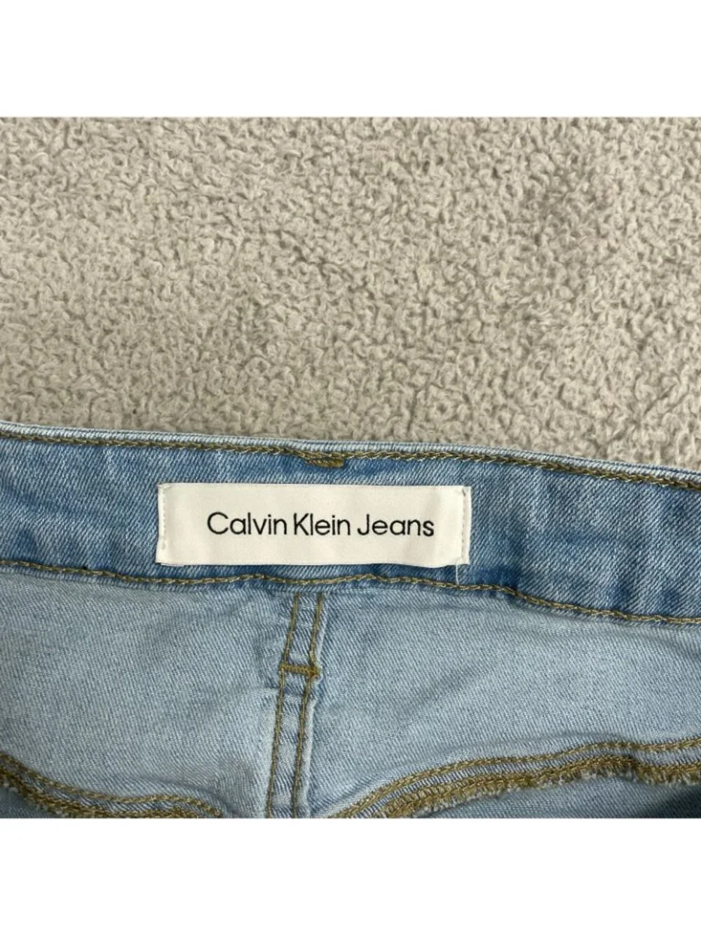 Calvin Klein Women's 30 High Rise Skinny Ankle Light Wash Jeans h1909 - Picture 6 of 9